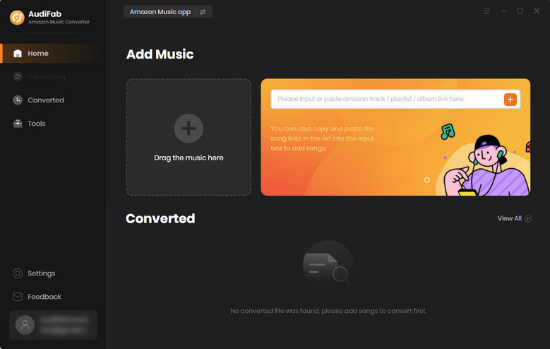 Choose AudiFab Amazon Music Converter