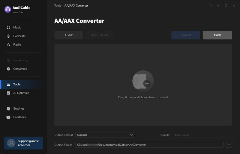 Convert Local AA/AAX