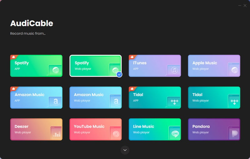 audicable audio recorder mac, spotify audio recorder mac, apple music recorder mac, amazon music recorder mac, tidal music recorder mac, pandora recorder mac, deezer audio recorder mac, line music recorder mac