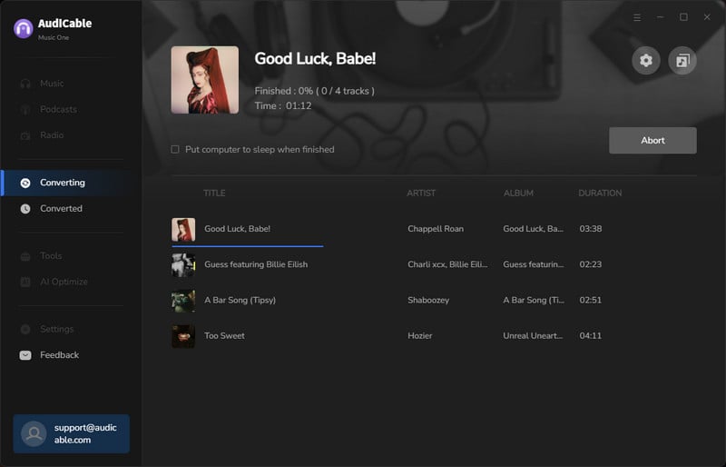 Output Spotify Music to ALAC