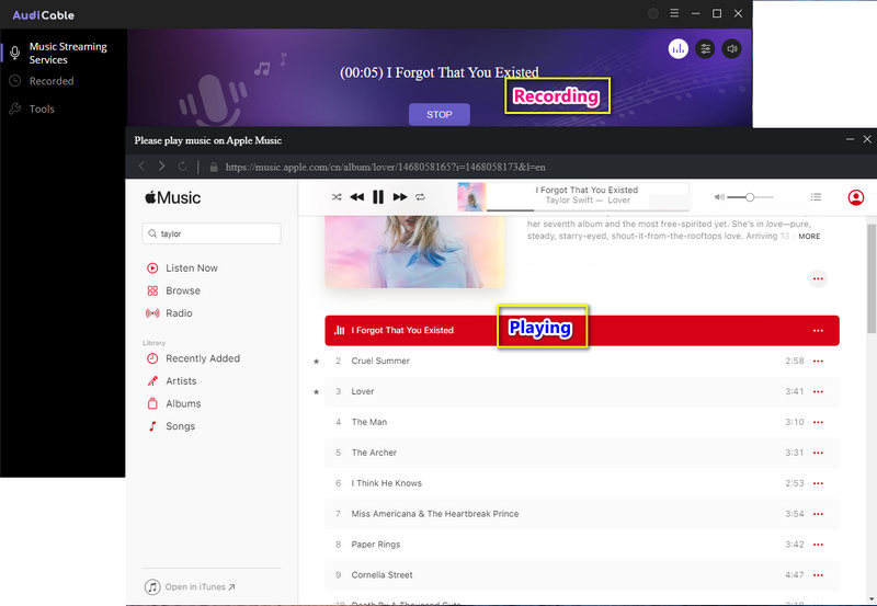recording Apple Music to mp3