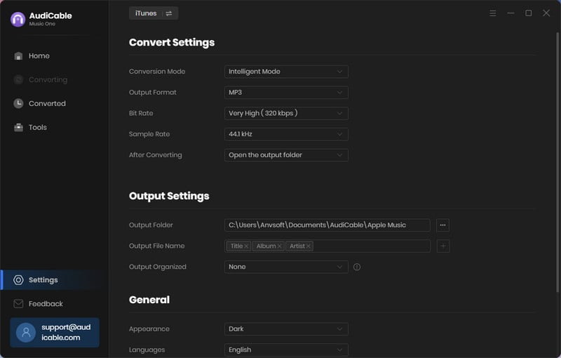 Choose Output Parameters