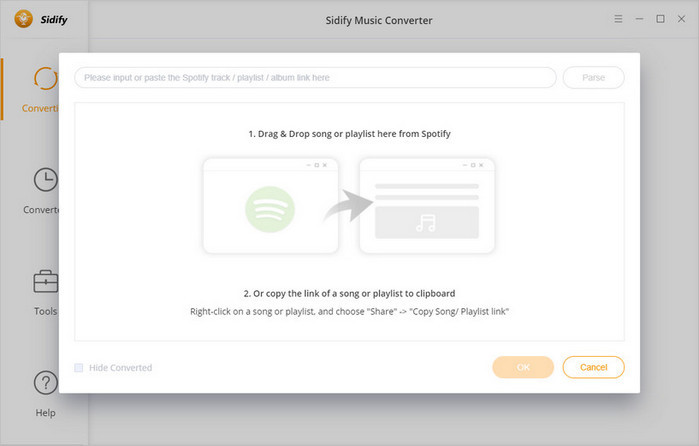 add music from Spotify