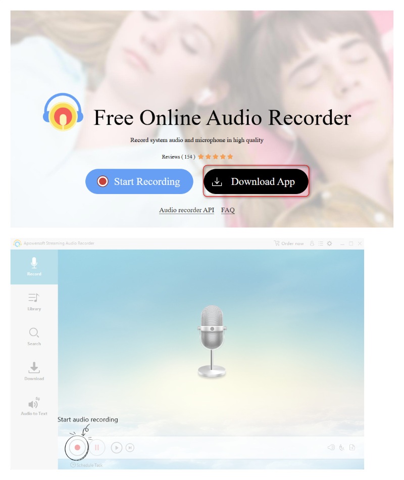 Record Spotify Music with Apowersoft Streaming Audio Recorder