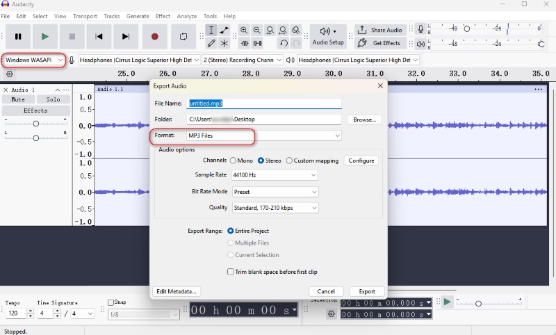 Record Spotify Music and Export MP3 with Audacity