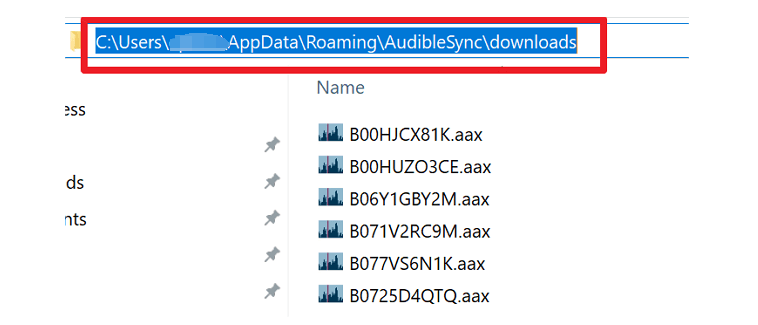 Save Audible books via AudibleSync