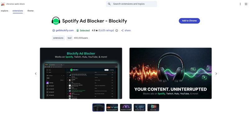 Blockify Spotify Ad Blocker
