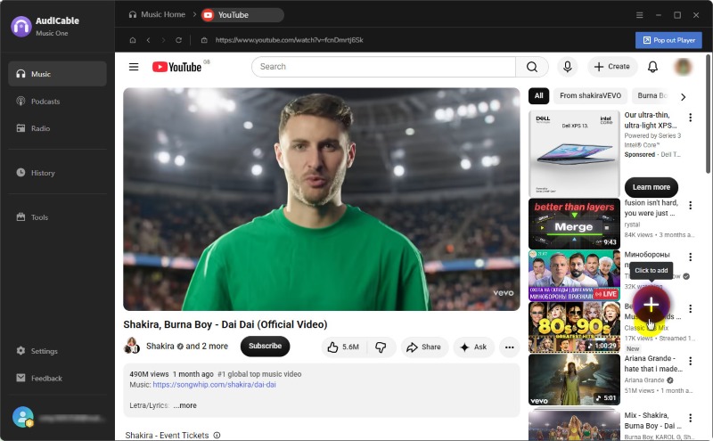 Add Music Video to Download