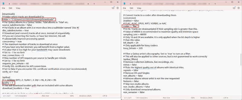 Configuration File