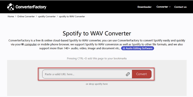 Rip Spotify Tracks to WAV with ConverterFactory