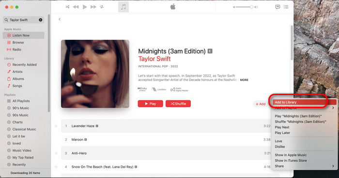 Download Apple Music Songs on Computer