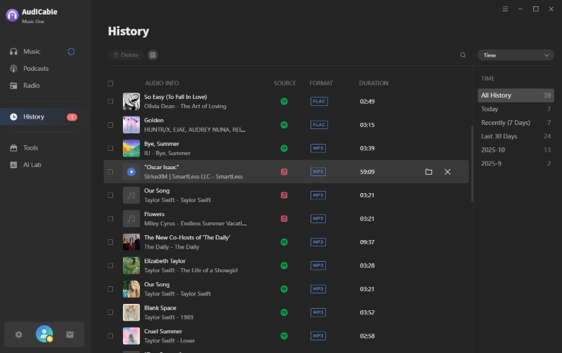 Check Downloaded Spotify Songs