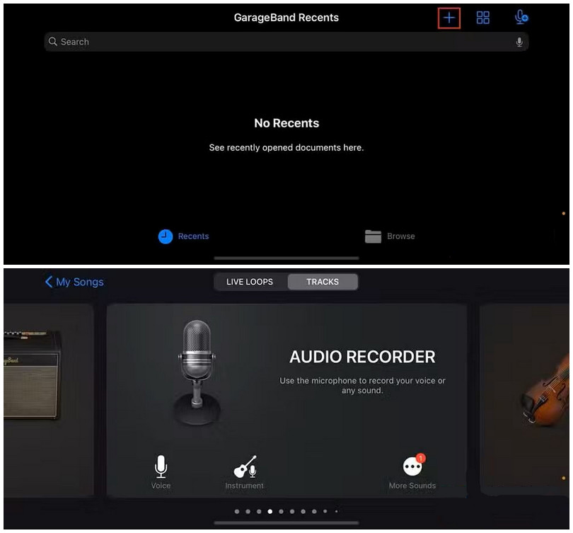 Open GarageBand