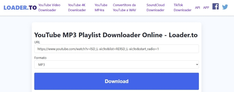 Loader.to YouTube to MP3 Converter