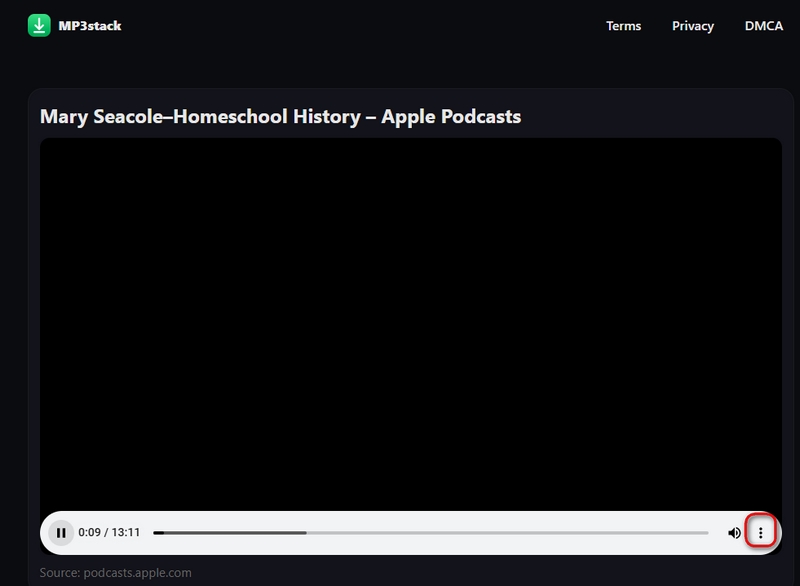 MP3stack Download Podcasts