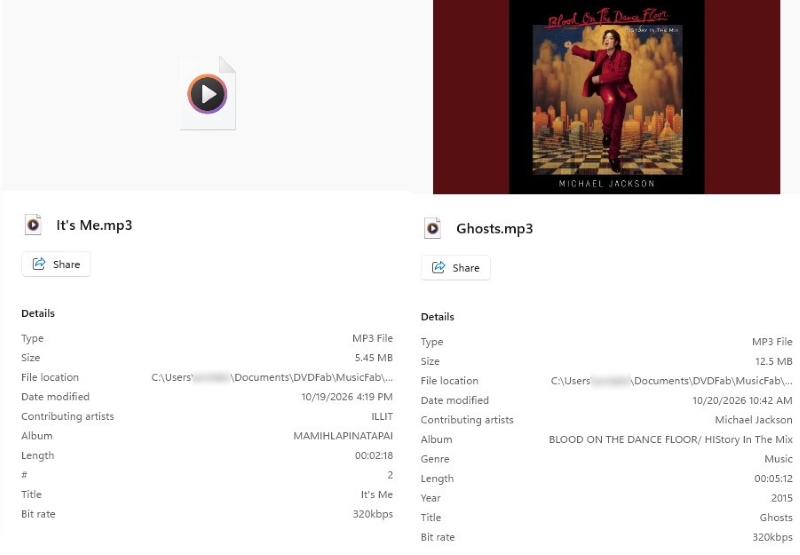 MusicFab Metadata Test