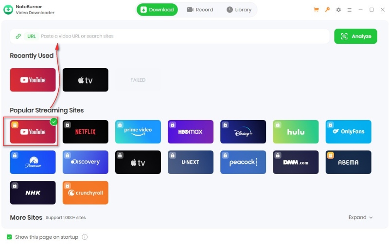 NoteBurner Video Downloader