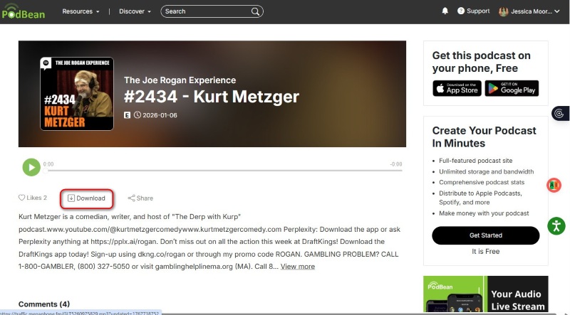 Get Spotify Podcast in MP3 with Podbean