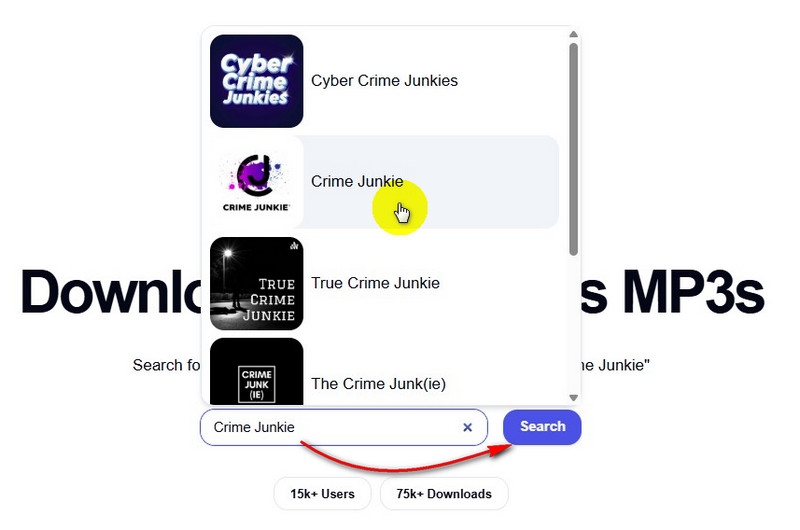 Convert Spotify Podcast to MP3 with Podcasttomp3