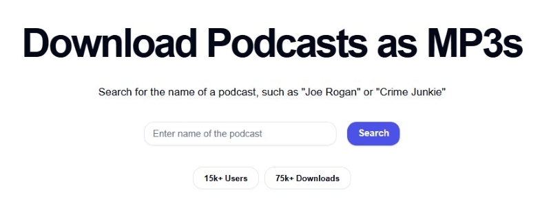 Podcasttomp3 Downloader