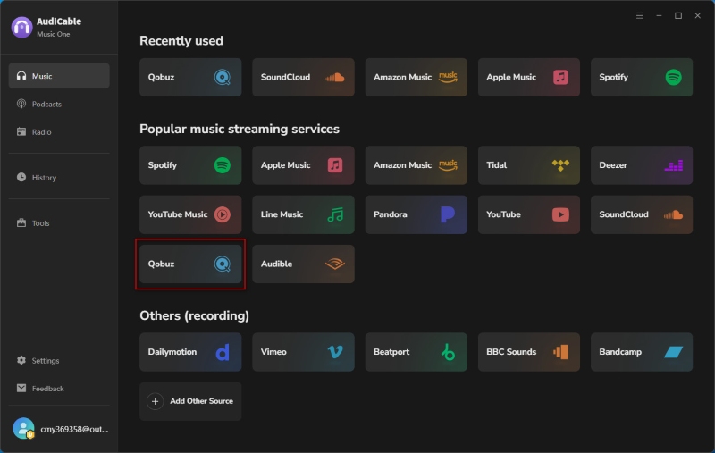 Choose Music Platform Qobuz