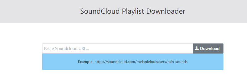 SoundCloud Playlist MP3 Downloader