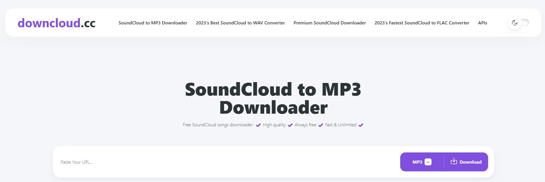 SoundCloud MP3 Downloader Online