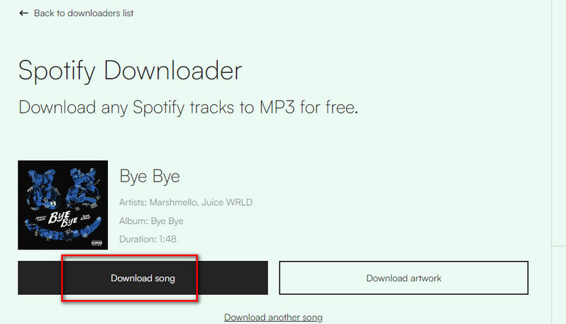 Copy URL from Spotify