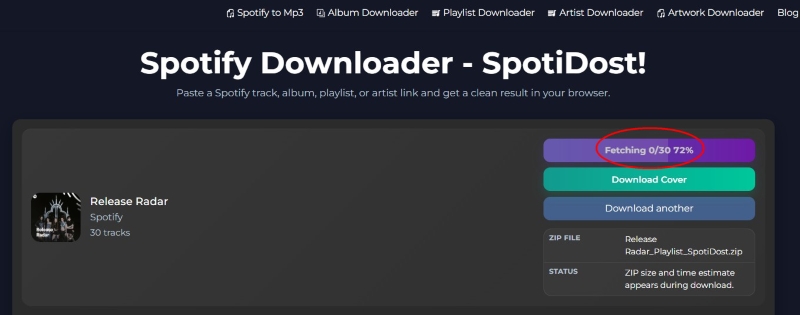 How Spotidost Behaves