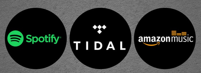 spotify, amazon and tidal music comparison