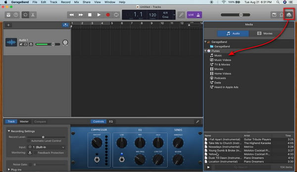 Import Spotify Music to GarageBand on Mac