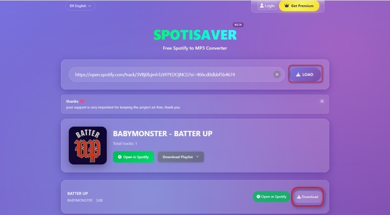 Download Spotify Songs Using SpotiSaver