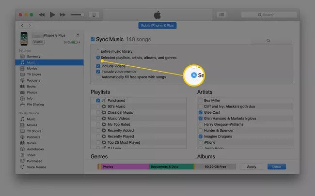Sync Downloaded Apple Music Songs to iPhone
