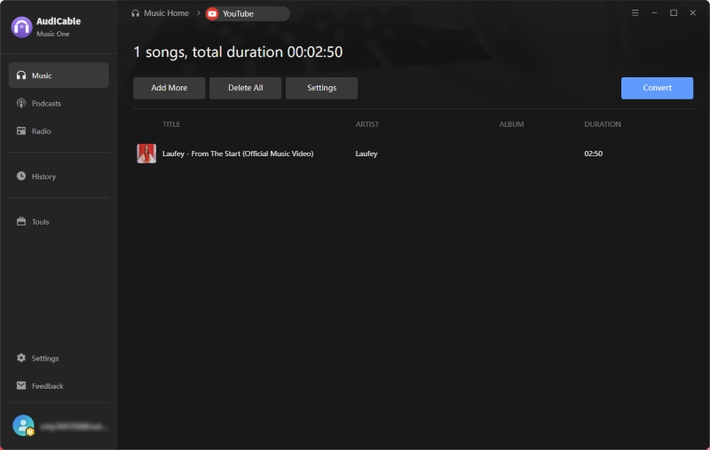 Download YouTube Content to MP3