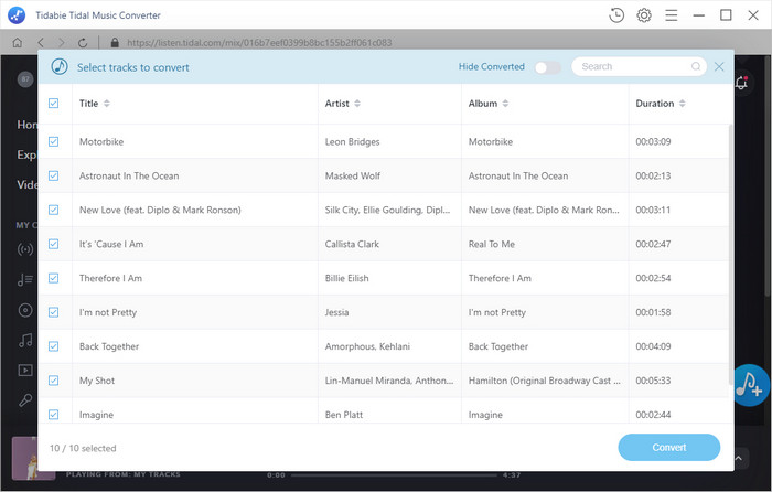Tidabie Tidal Music Converter