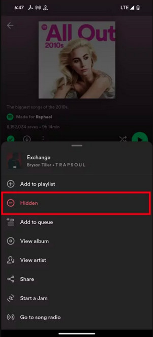 Recover Spotify Hidden Songs