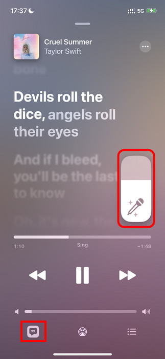 Enable Apple Music Sing