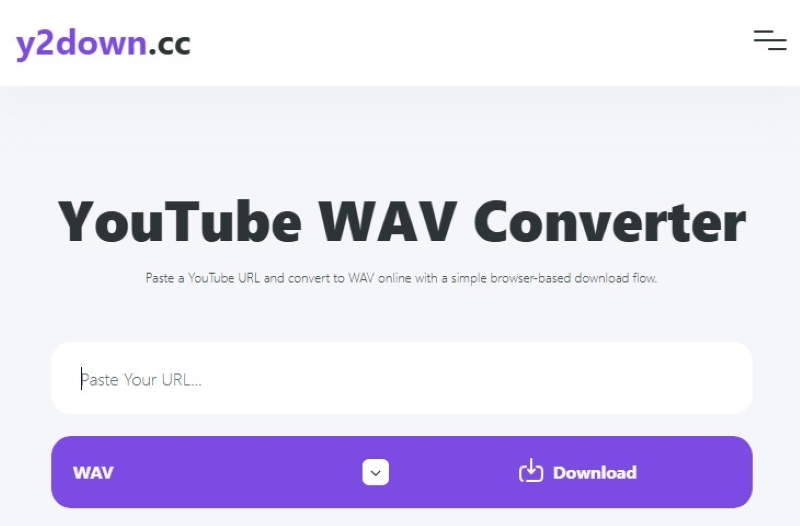 Y2Down YouTube WAV Converter