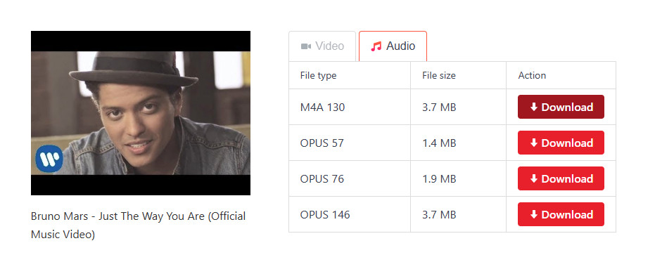 Download YouTube to M4A Free