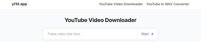 YT1D YouTube Audio Converter