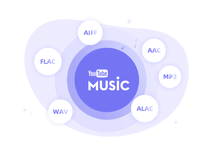 save youtube music as different formats