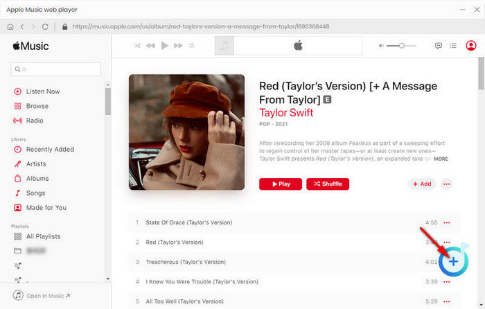 add apple music to convert