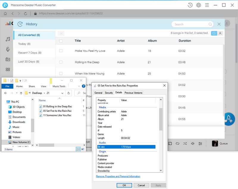 download deezer music to local pc