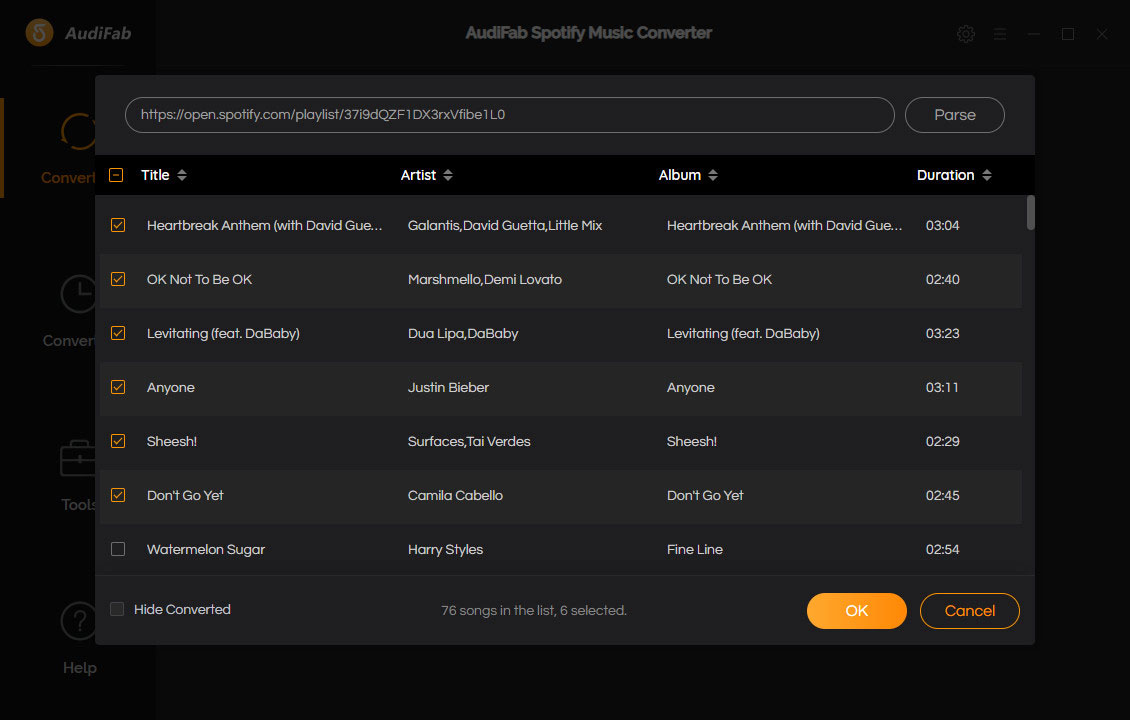 add spotify music