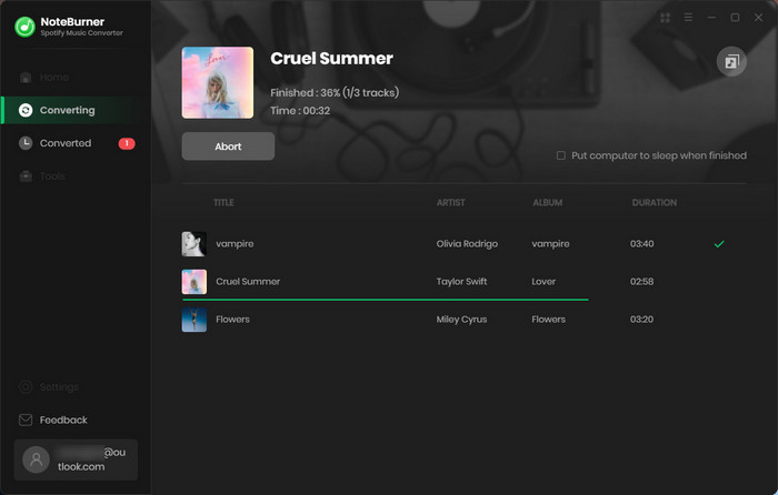 Download Spotify Music from NoteBurner