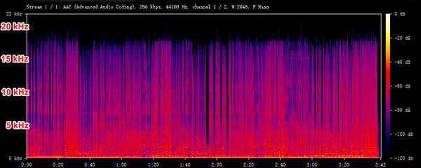 up to 256 kbps AAC