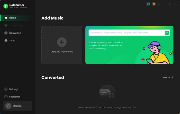 NoteBurner Tidal Music Converter