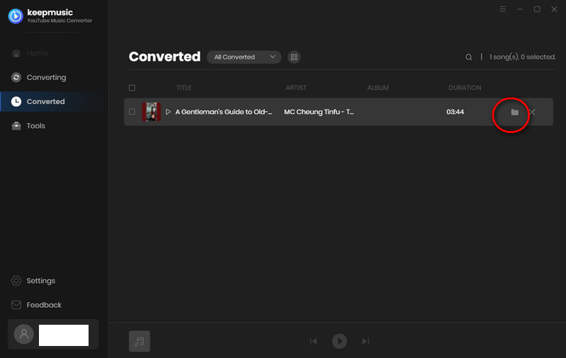 Use KeepMusic YouTube Music Converter