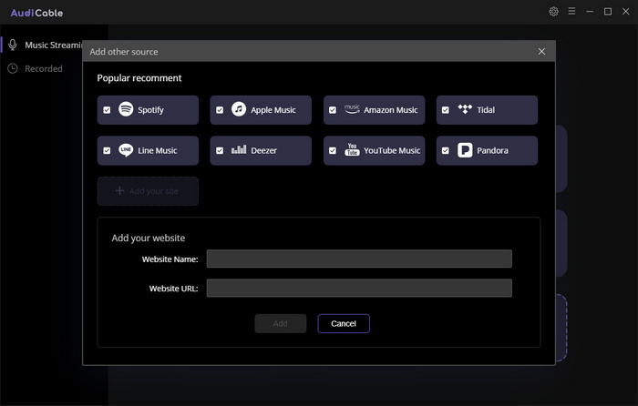 add new music website