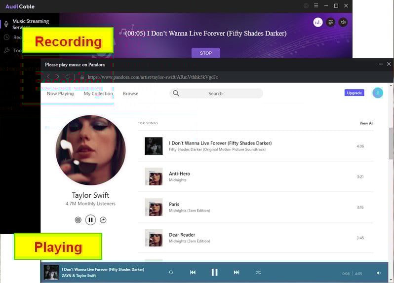Download Pandora Music to Local Drive